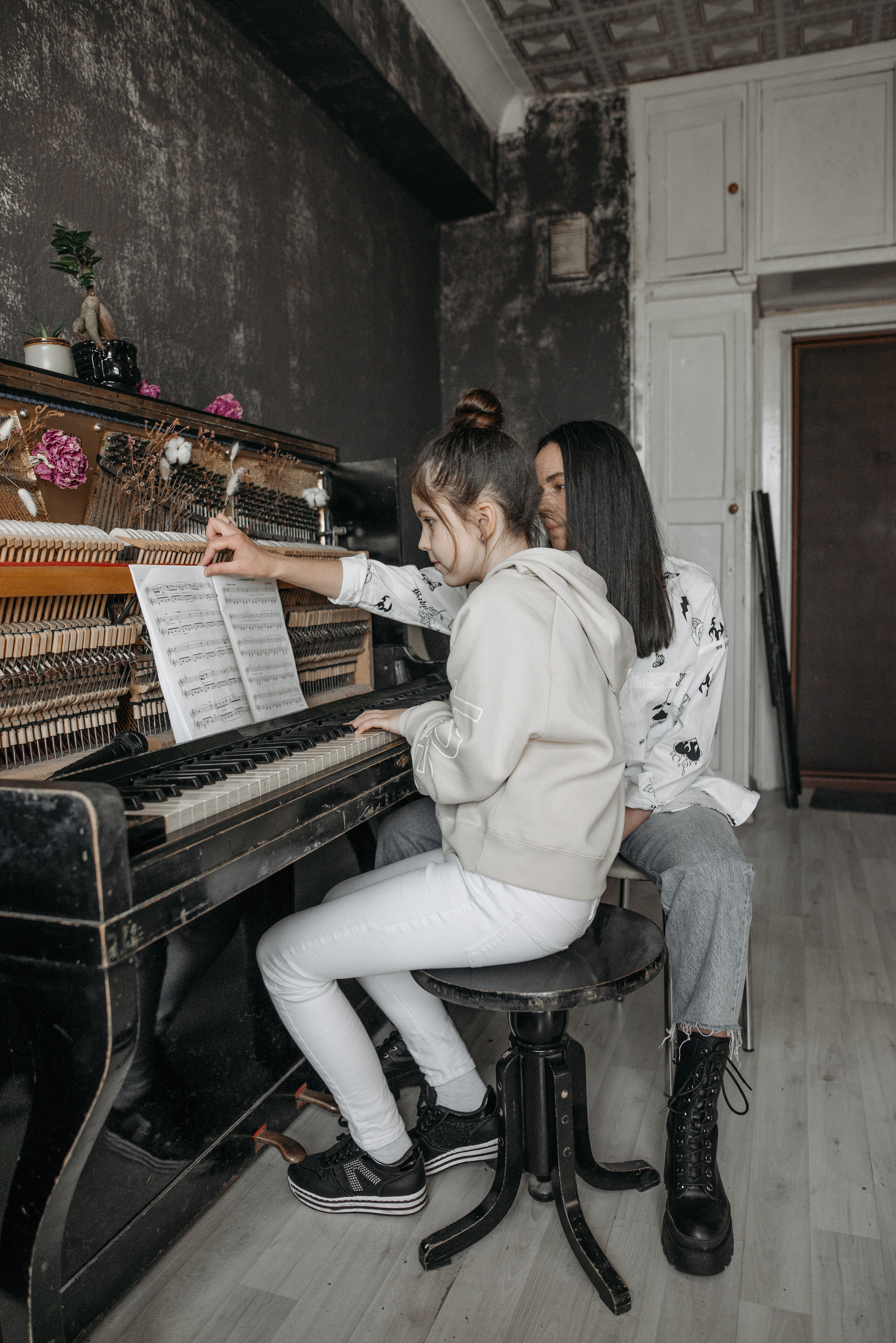 A Girl Playing Piano